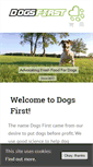 Mobile Screenshot of dogsfirst.ie